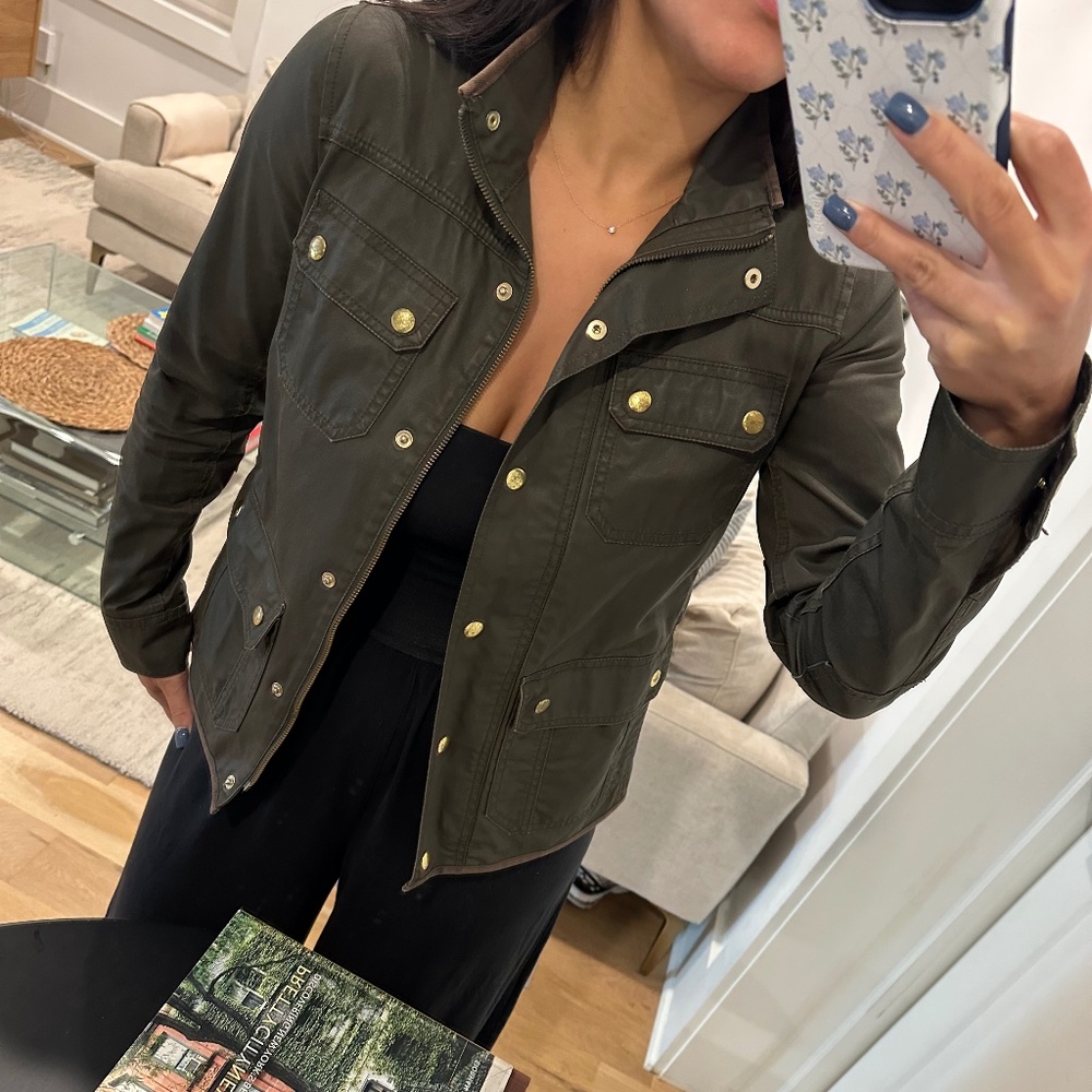 JCrew Wax Barn Jacket Size XXS